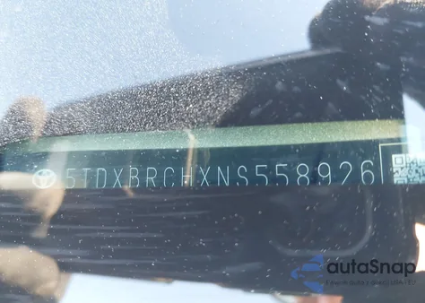 2022 Toyota Highlander Hybrid Limited из США, поврежденный, VIN 5TDXBRCHXNS558926